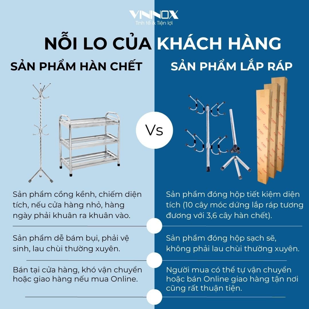 Những lợi ích của hàng inox lắp ráp