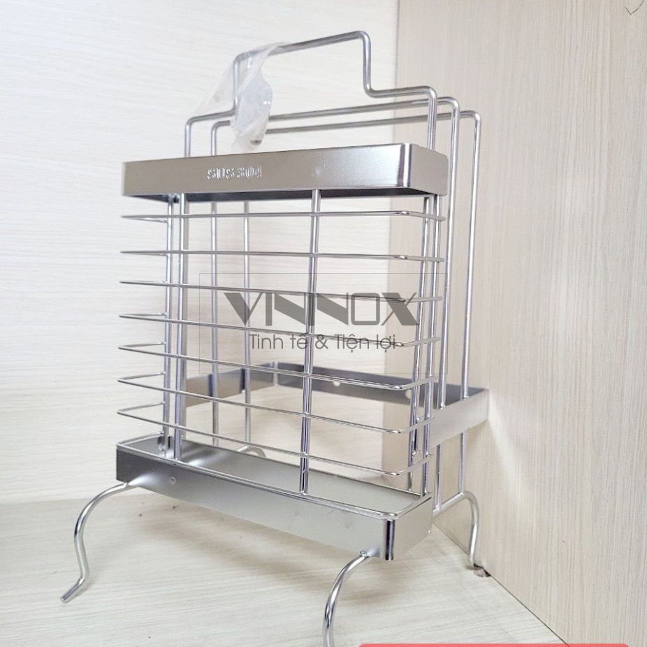 Kệ dao thớt inox 304 dáng vuông