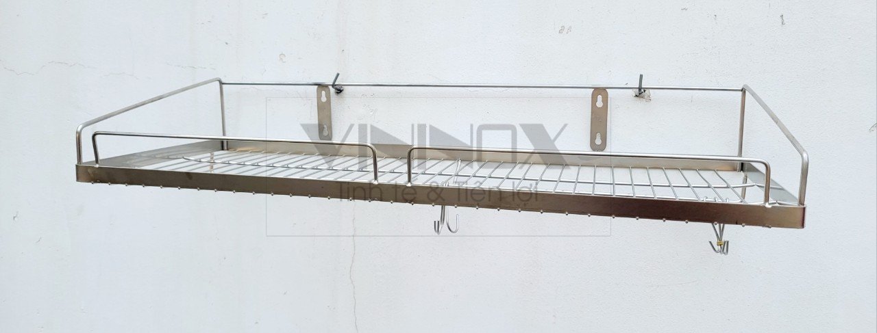 Kệ gia vị inox treo tường 