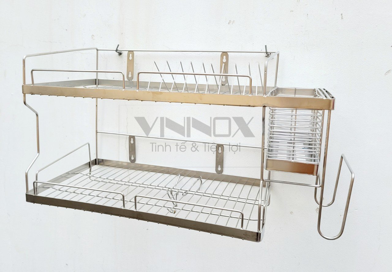 Kệ đựng gia vị treo tường inox đa năng