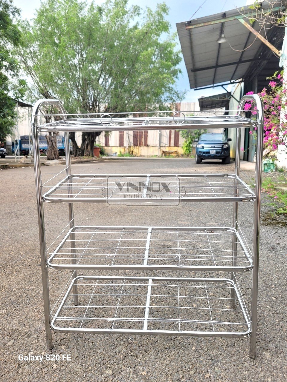 Kệ inox gia dụng tư thương hiệu Vininox