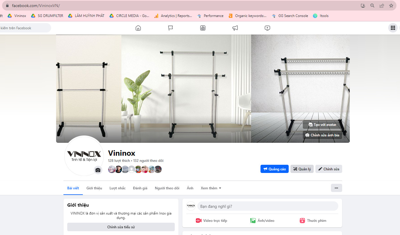 Fanpage Facebook Vininox